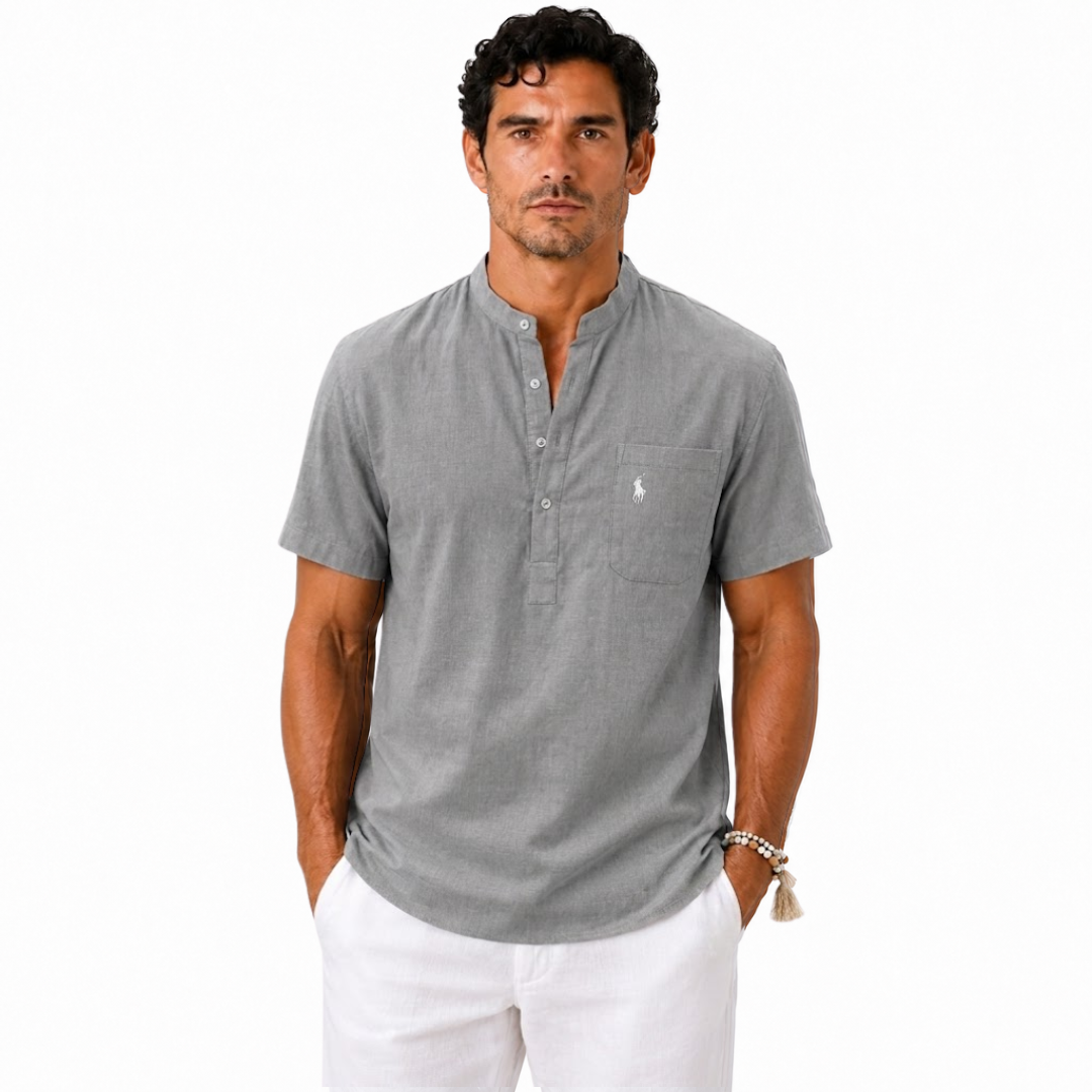 Linen Polo Shirt