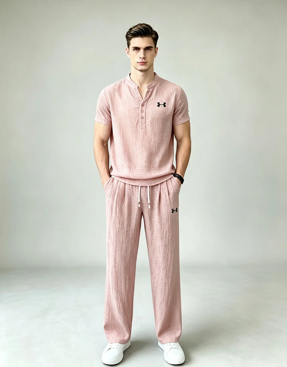 Men’s Summer Linen Matching Set