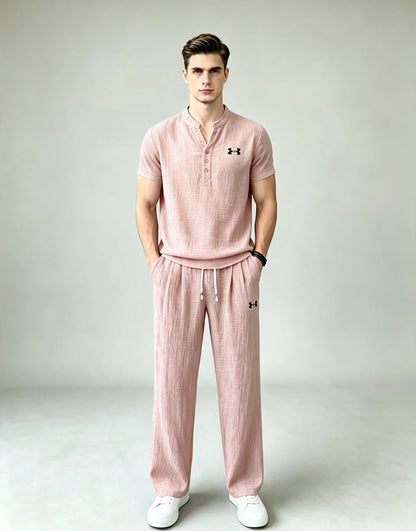 Men’s Summer Linen Matching Set