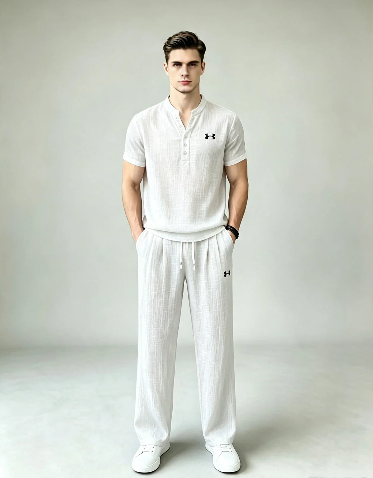 Men’s Summer Linen Matching Set