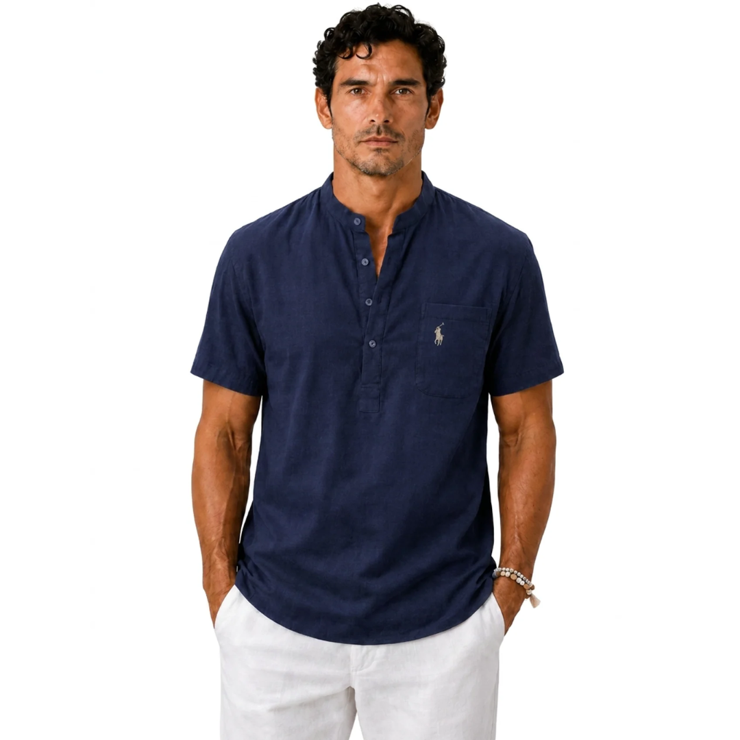 Linen Polo Shirt