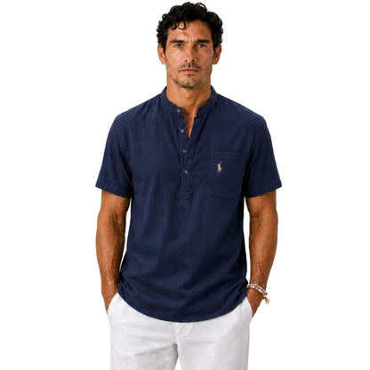 Linen Polo Shirt
