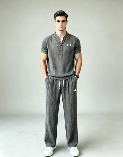 Men’s Summer Linen Matching Set