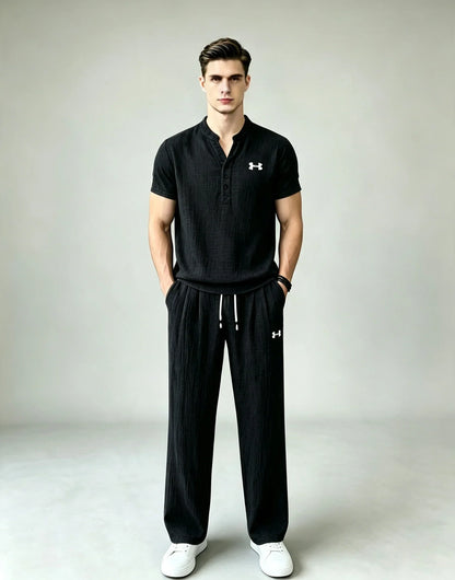 Men’s Summer Linen Matching Set