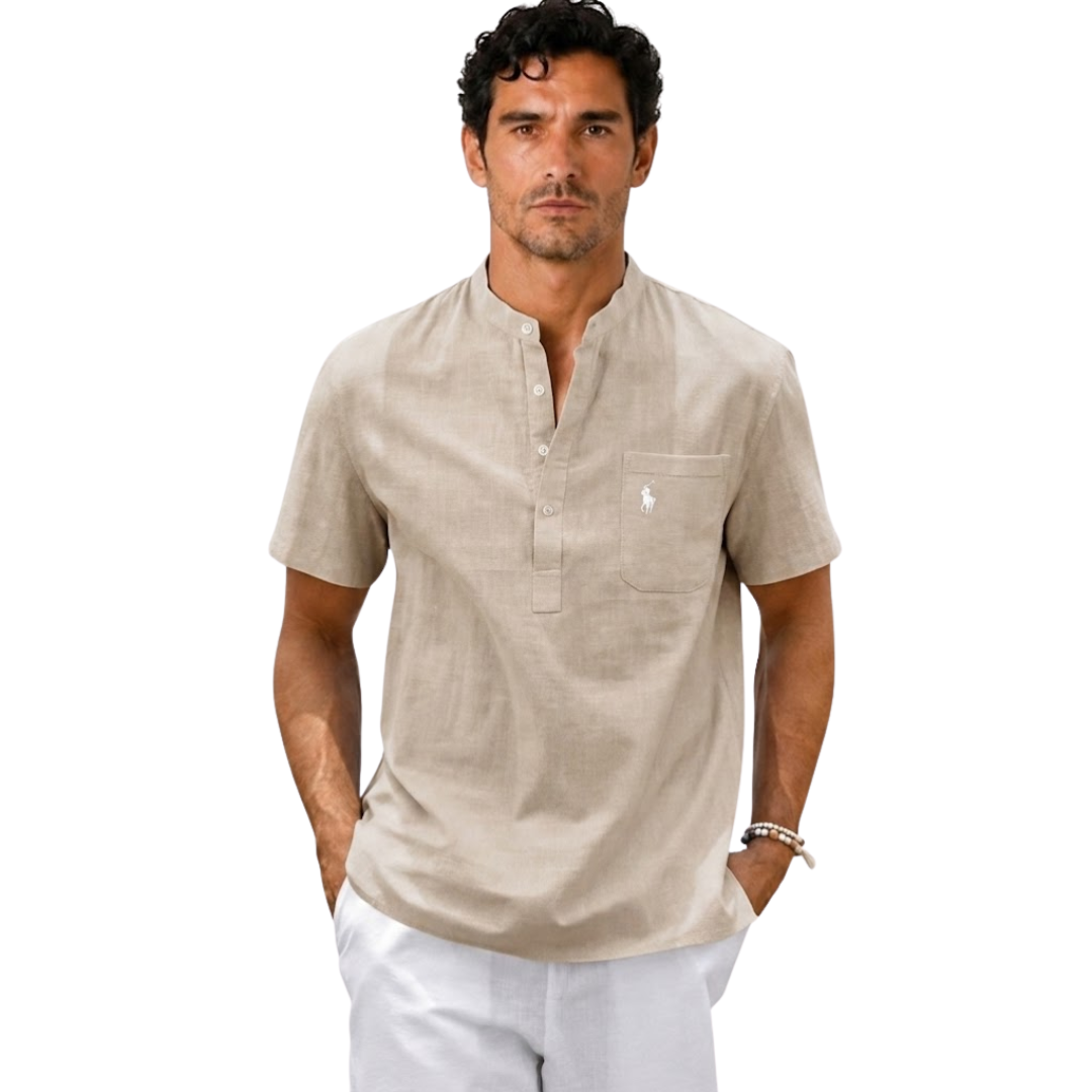 Linen Polo Shirt