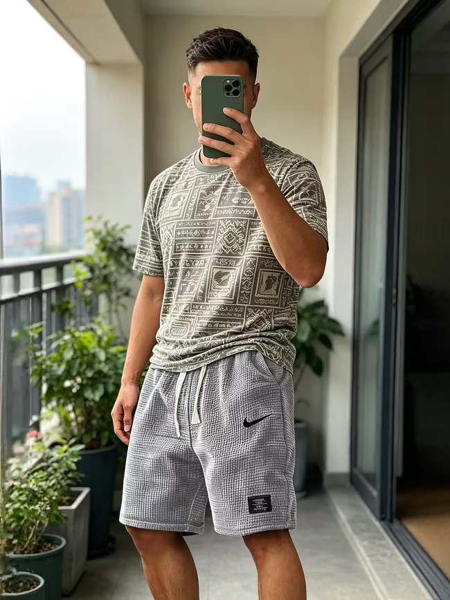 NK Waffle-Knit Shorts