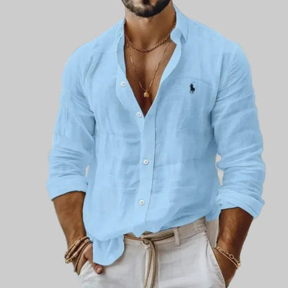 RL-Men's Breathable Linen Shirt