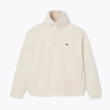 High-Zipped Neck Polar Fleece Sweatshirt